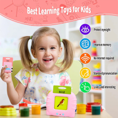 English Talking Flash Card Learning Machine Educational Toy For Children