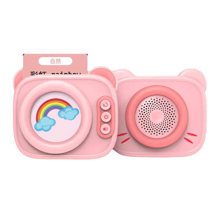 Chinese English Bilingual Audible Flash Card Reading Machine With Double Sided Word Cards