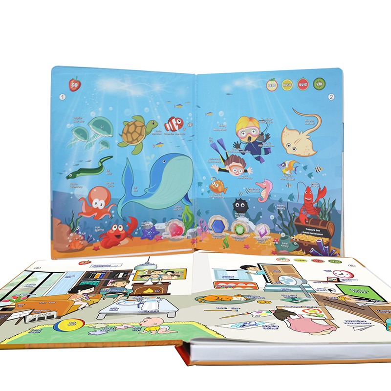English-Bahasa Indonesian Bilingual Sound book