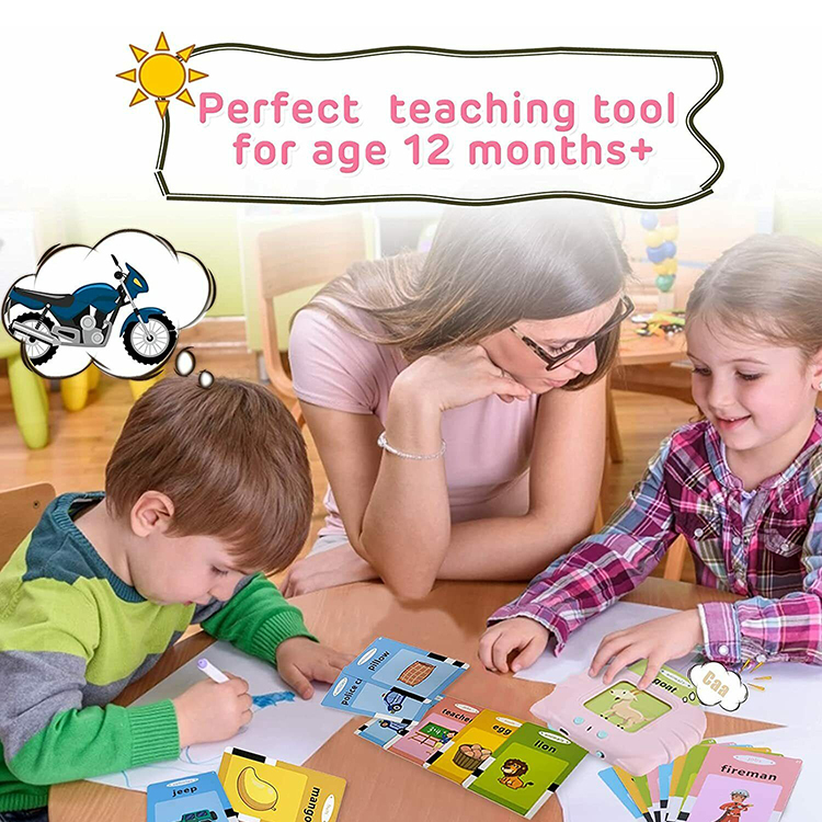 English Talking Flash Card Learning Machine Educational Toy For Children
