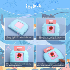 English Talking Flash Card Learning Machine Educational Toy For Children