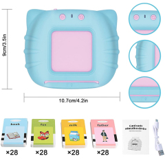 English Talking Flash Card Learning Machine Educational Toy For Children