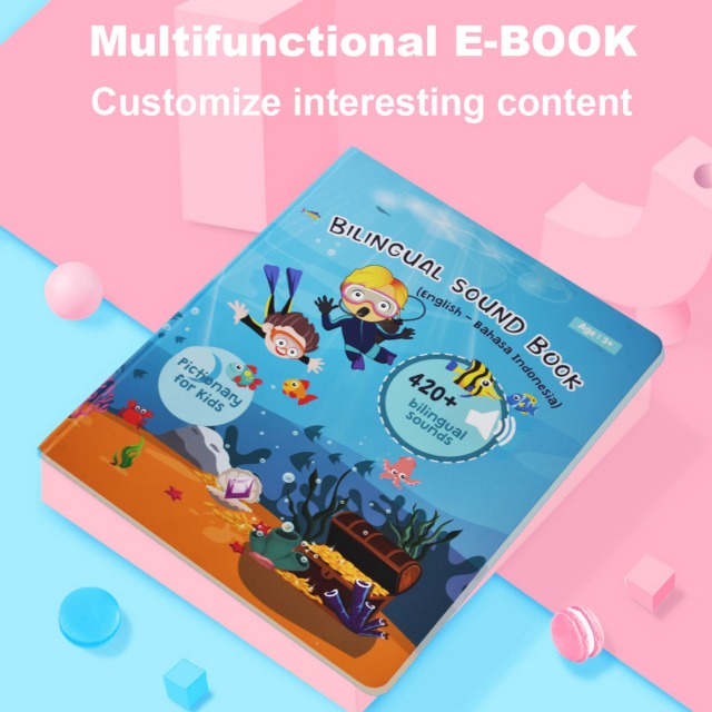 English-Bahasa Indonesian Bilingual Sound book