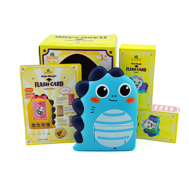 Smart Intelligent Animals Audible Flash Cards Reading Machine Early Learning Educational Toys For Kids Learning