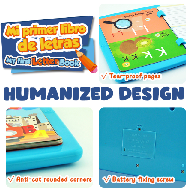 My First Letter Book For Kids Mi Primer Libro De Letras