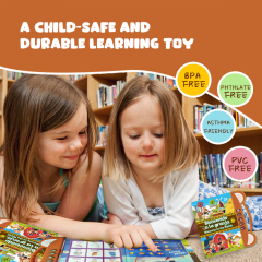 Know The Vehicle Ebook Children Bilingual English Spanish Learning Games Educational Toys For Kids