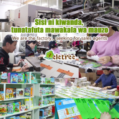 Interactive Bilingual Talking English Swahili Language Learning Books For Kids