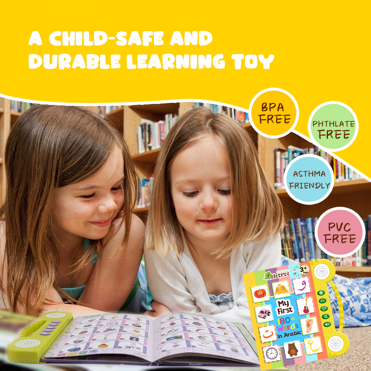 My First 180+ Words Arabic English Bilingual Sound Book For Kids