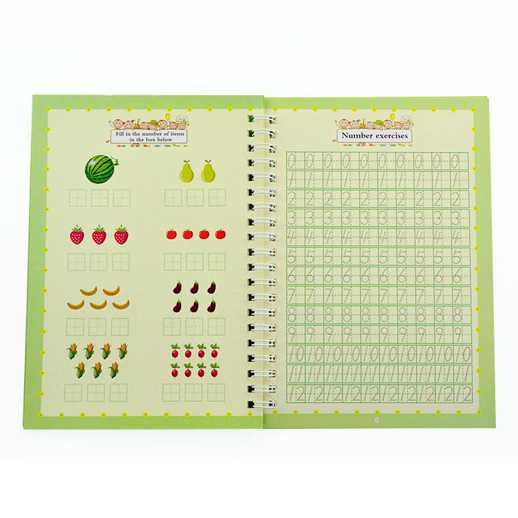 New Design English Groove Learning To Write Handwriting Practice Magic CopyBook For Kids