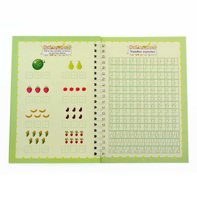 New Design English Groove Learning To Write Handwriting Practice Magic CopyBook For Kids