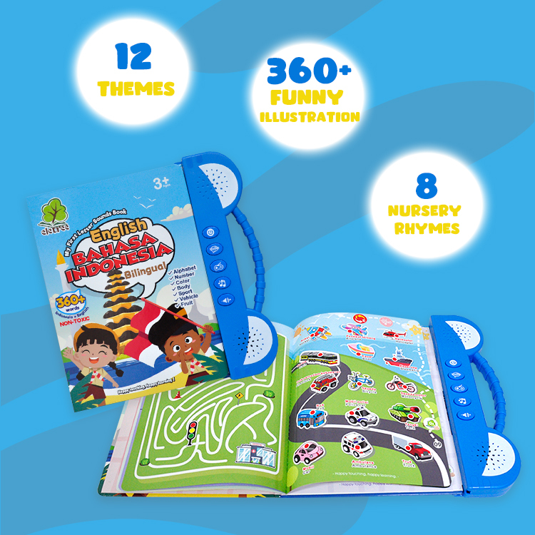 Children Buku Machine Learning Ebook Baby Singing Book Indonesian Arabic Educational Toys