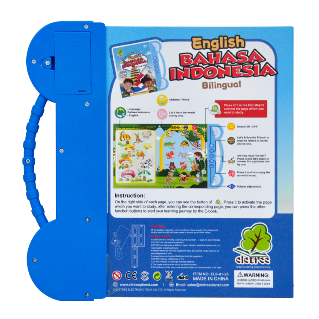 Children Buku Machine Learning Ebook Baby Singing Book Indonesian Arabic Educational Toys