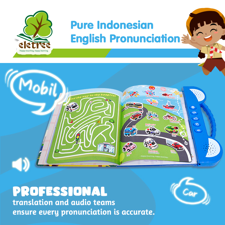 Children Buku Machine Learning Ebook Baby Singing Book Indonesian Arabic Educational Toys
