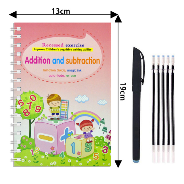 New Design English Groove Learning To Write Handwriting Practice Magic CopyBook For Kids