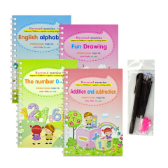 New Design English Groove Learning To Write Handwriting Practice Magic CopyBook For Kids