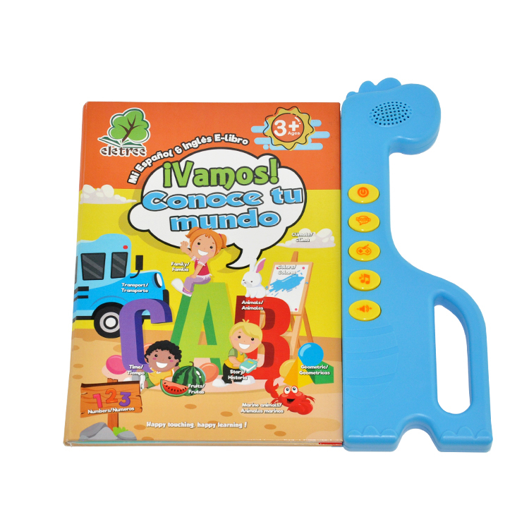 know your world Interactive Spanish English Sound Book Electronic E-book For Kids