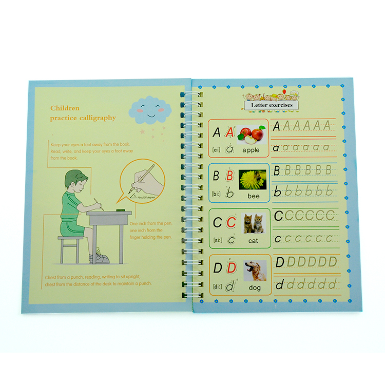 New Design English Groove Learning To Write Handwriting Practice Magic CopyBook For Kids