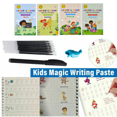 Kids Custom English Letter Matching Simple Abc Alphabet Letters Tracing Book With Pen