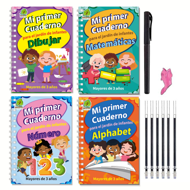 Custom Service French Child Book Kids Notebooks Copybook Calligraphy Practice Educational Books Math Books