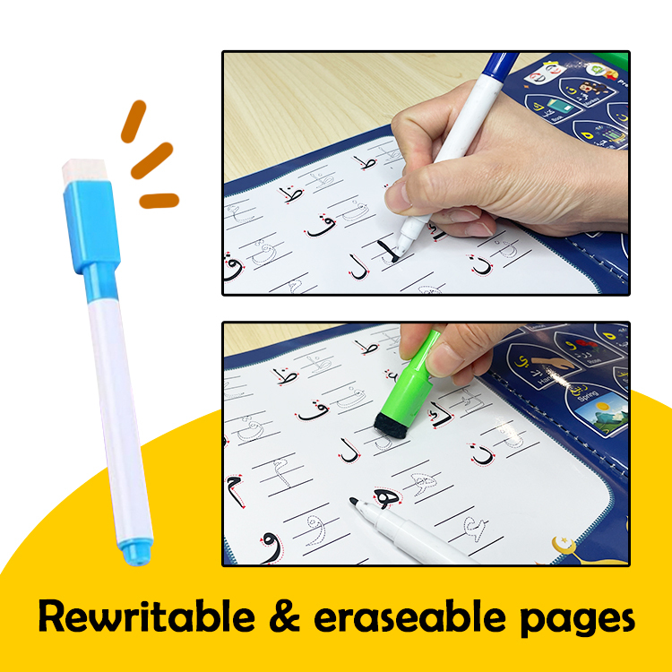 Children Arabic English Electronic Phonics Ebook Preschool Learning Arabic Alphabet Sounds Book Educational Toys For Kids