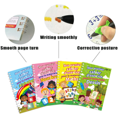 Custom Service French Child Book Kids Notebooks Copybook Calligraphy Practice Educational Books Math Books
