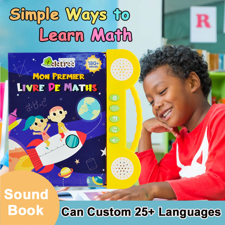 Livre de mathématiques pour les enfants Smart Start Math Sound Book in French