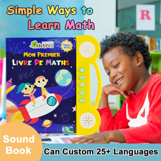 Livre de mathématiques pour les enfants Smart Start Math Sound Book in French