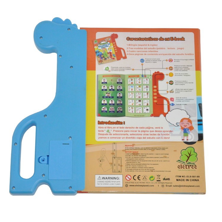My First 100 Words Spanish English Bilingual Visual Dictionary Speak Books Kids Intelligence Education Touch Reading Study Book