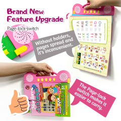 Kids French And English Rechargeable Sound Reading Intelligence E Book Learning Machine My Electronic Book For Children