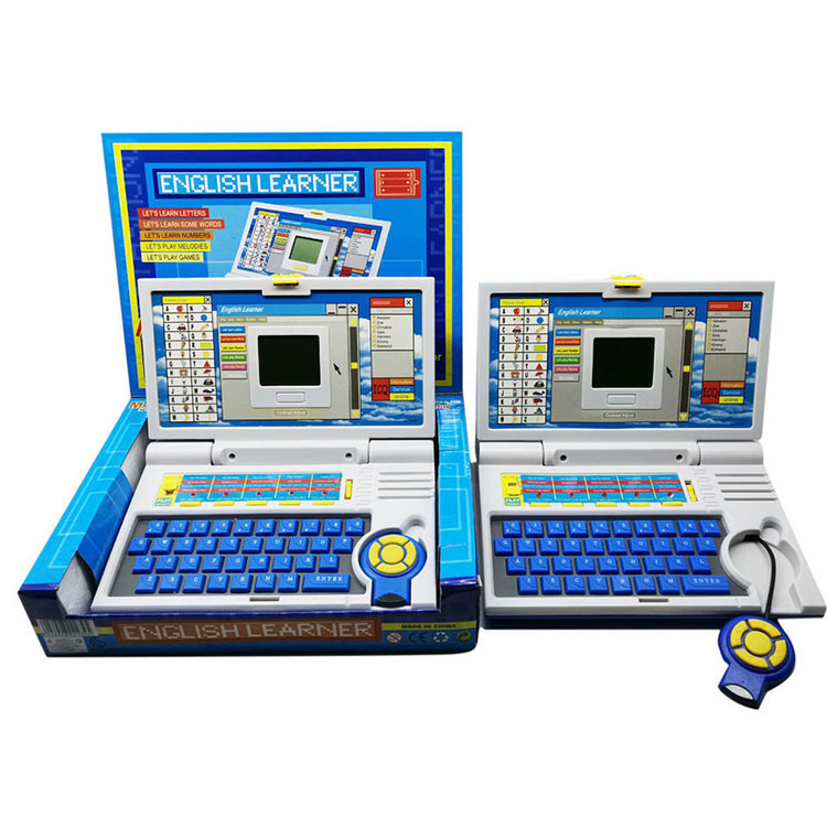 Baby English Intelective Learning Laptops Educational Toys Kids Laptop/Computer With Led Display