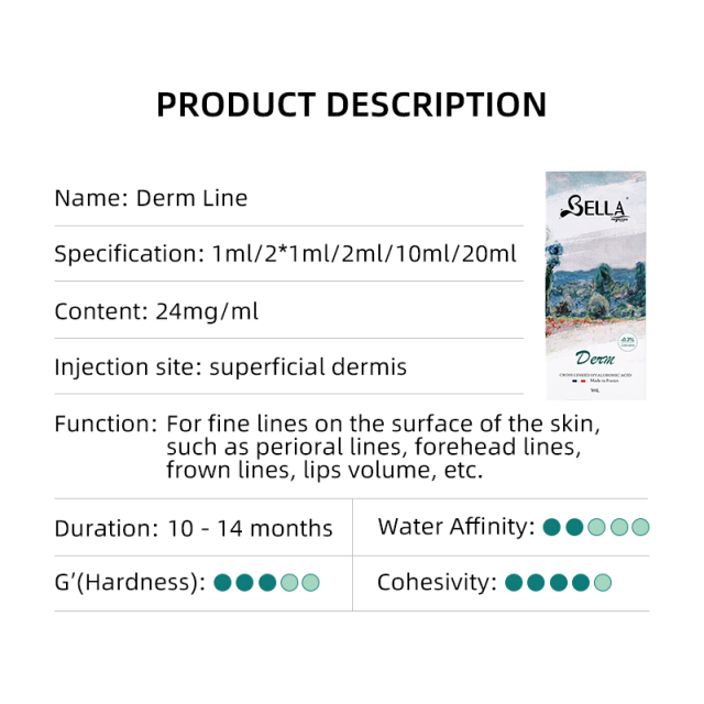 BELLA Derm Line – Hyaluronic Acid Dermal Filler