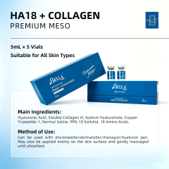 Bella HA18 Meso | Hyaluronic Acid + Amino Acids + Collagen Hydration Serum