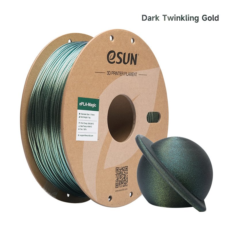 eSUN - Magic Dark Twinkling Gold Glitter PLA - 1kg