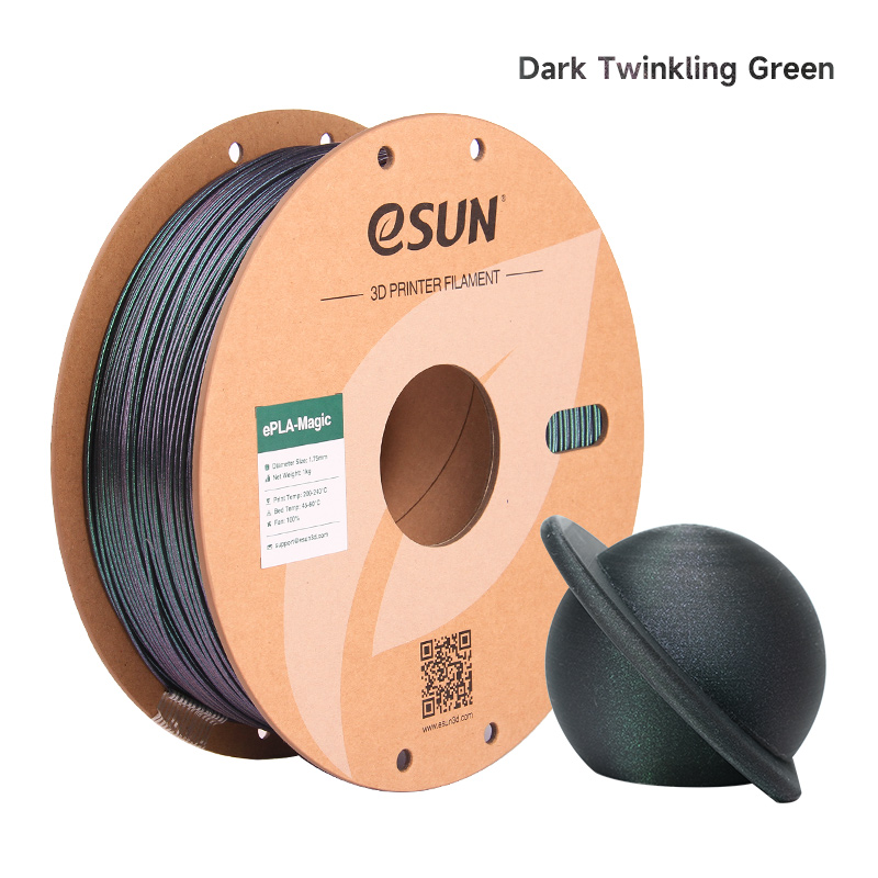 eSUN - Magic Dark Twinkling Green Glitter PLA - 1kg