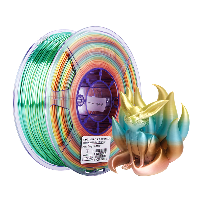 eSUN - Rainbow Rainbow Gradient Silk PLA - 1kg