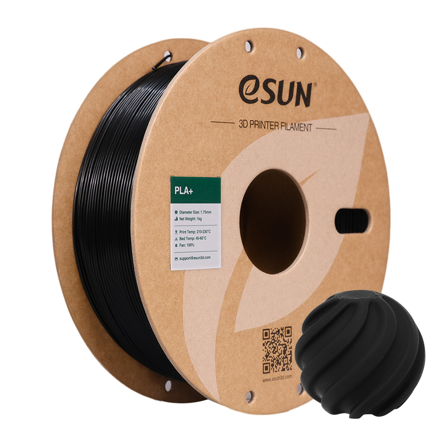 eSUN PLA+ 1.75mm 3D Filament 1KG