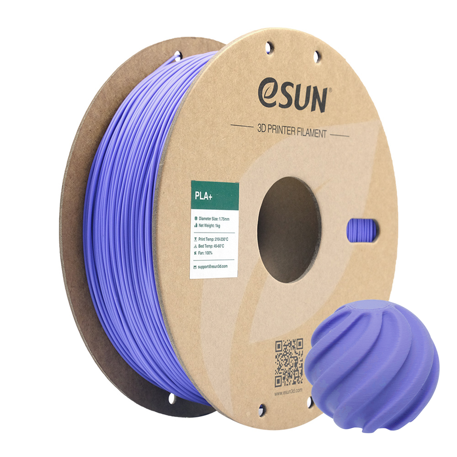 eSUN PLA+ 1.75mm 3D Filament 1KG