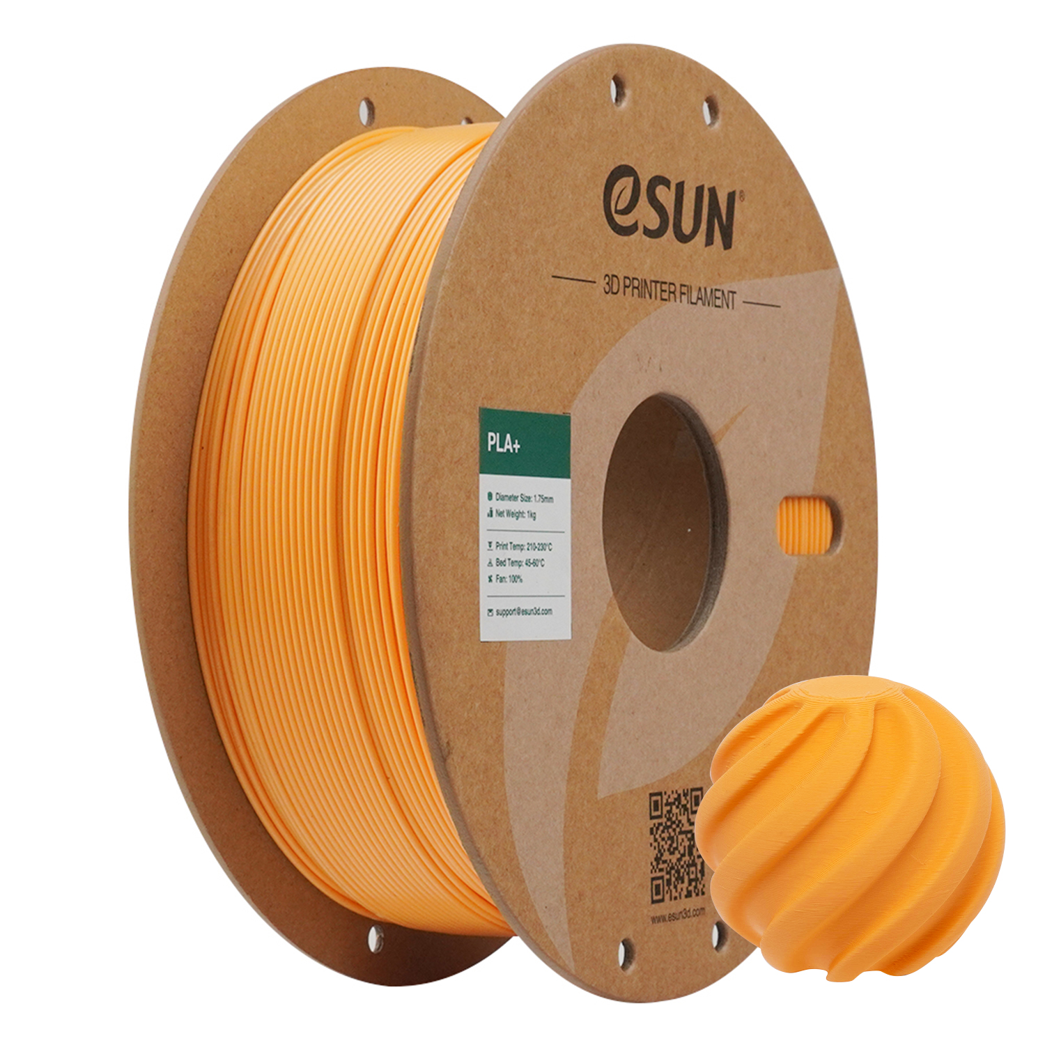 eSUN PLA+ 1.75mm 3D Filament 1KG