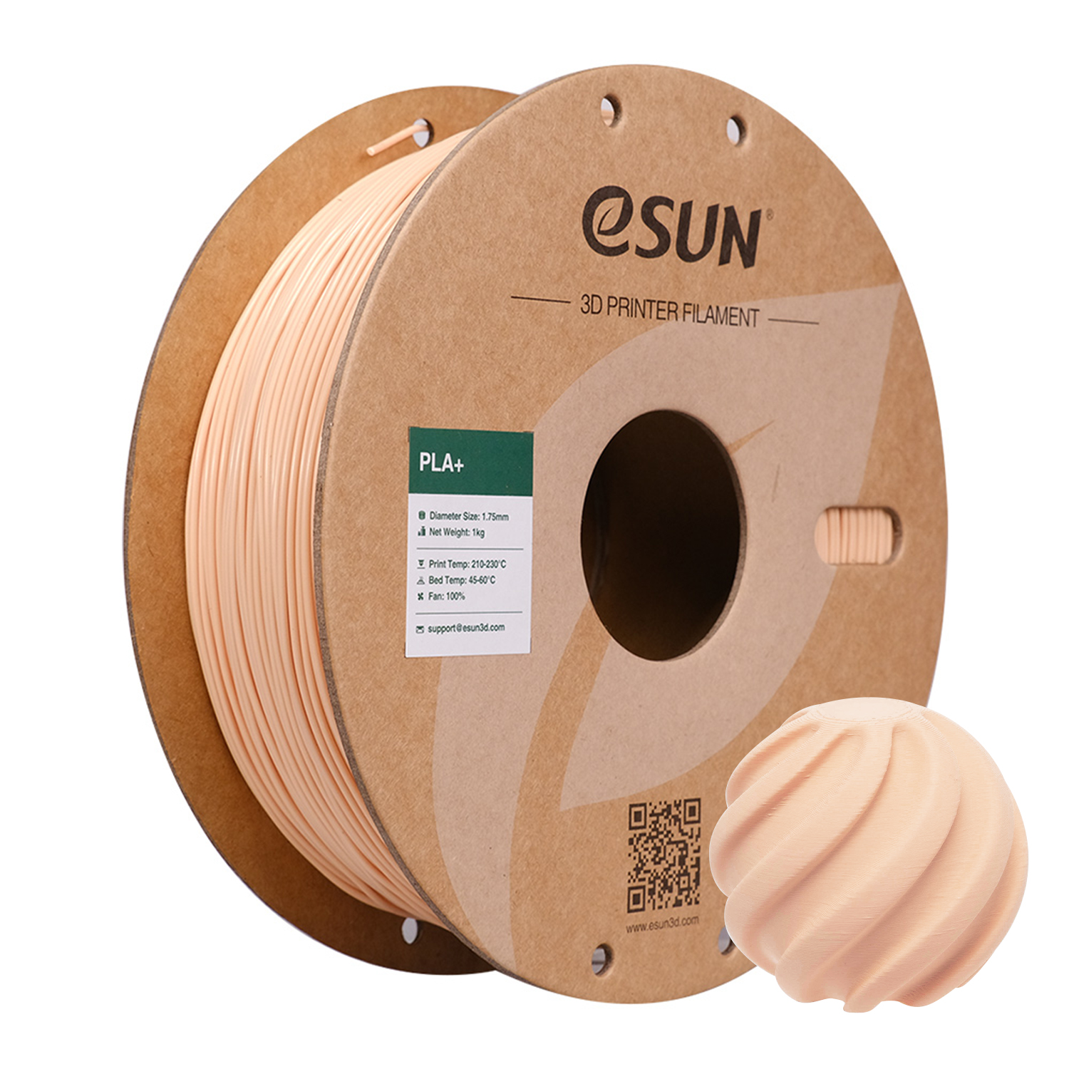 eSUN PLA+ 1.75mm 3D Filament 1KG