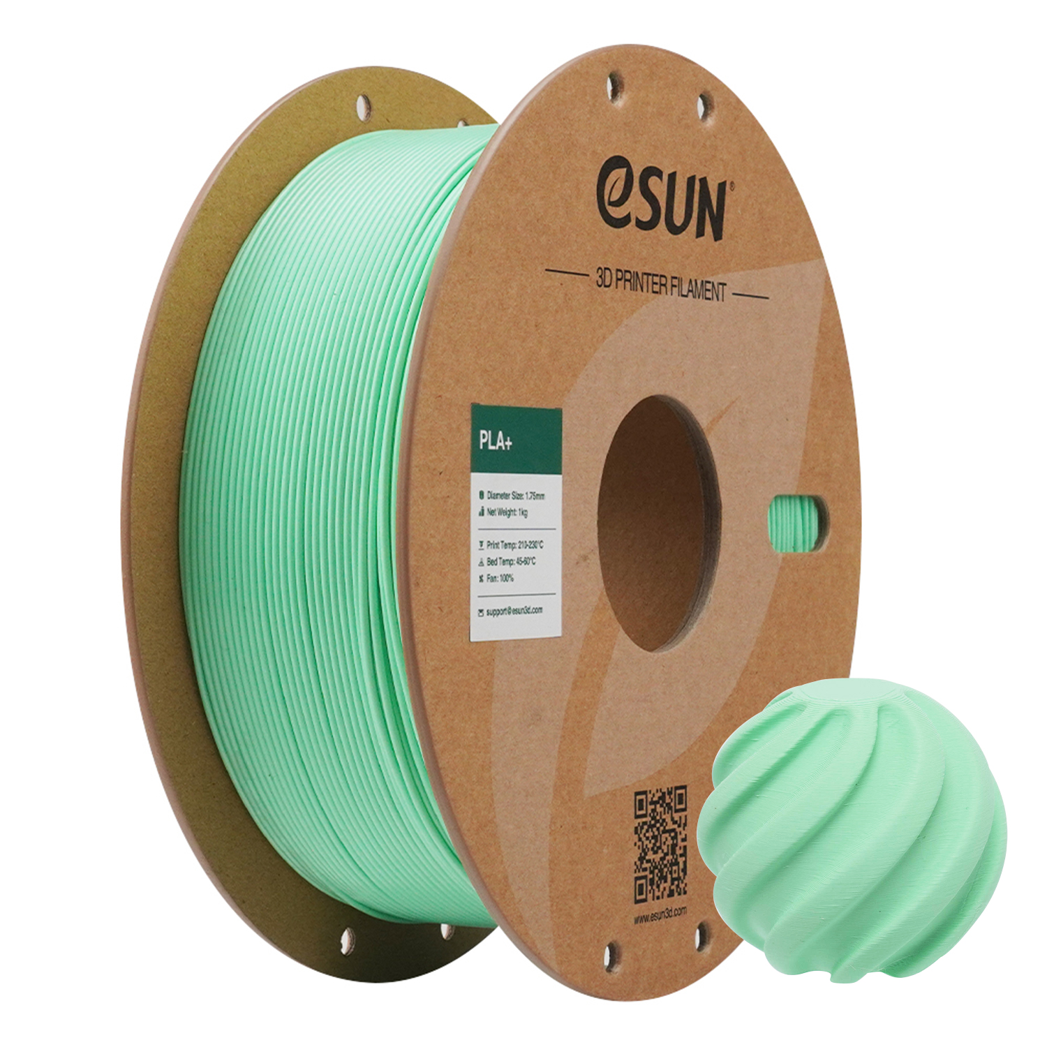 eSUN PLA+ 1.75mm 3D Filament 1KG