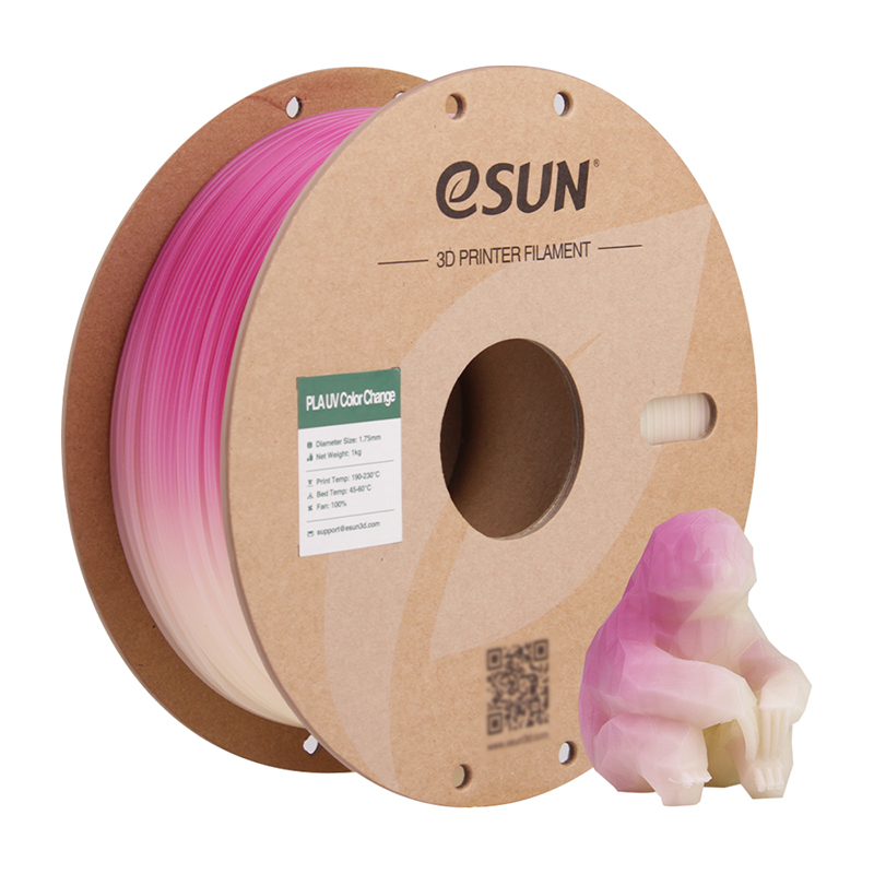 eSUN PLA-UV Color Change 1.75mm 3D Filament 1KG