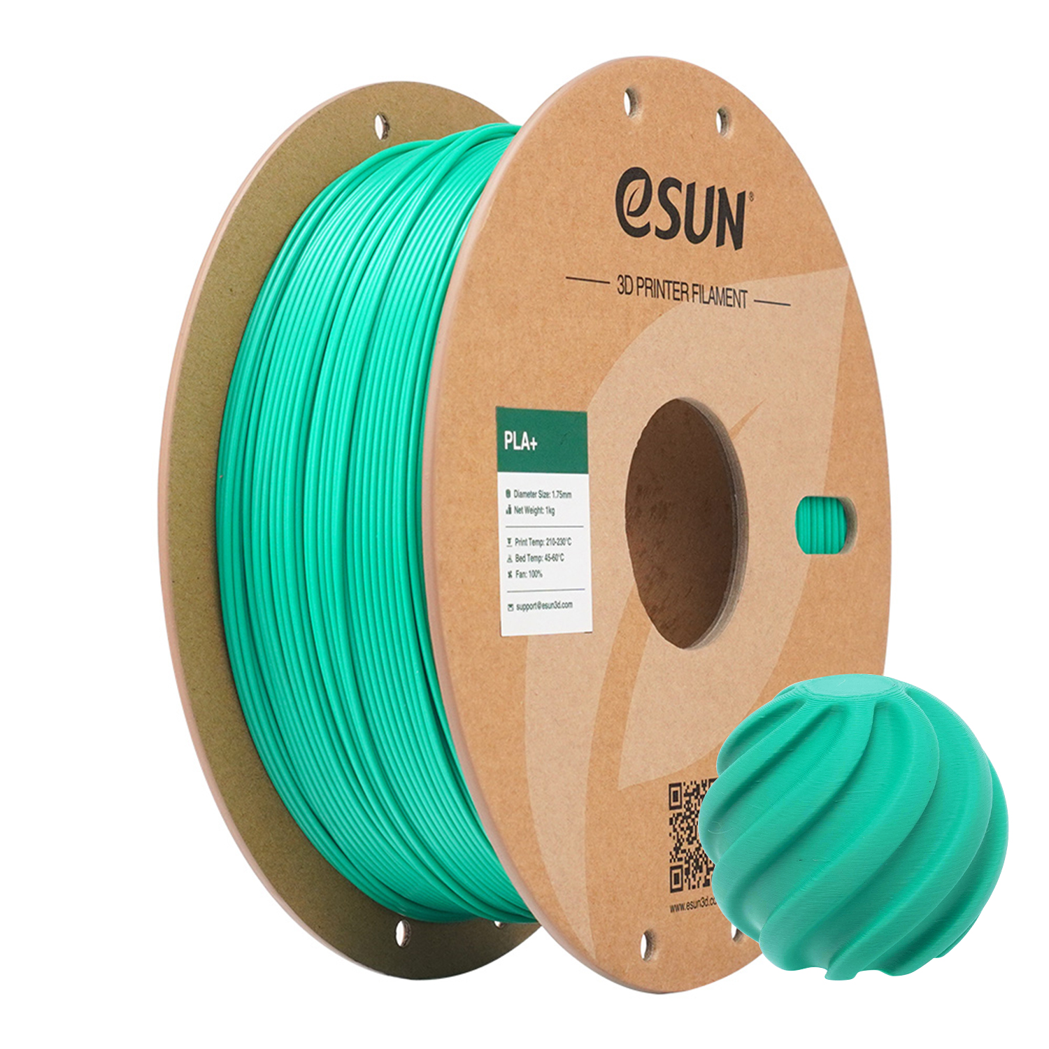 eSUN PLA+ 1.75mm 3D Filament 1KG