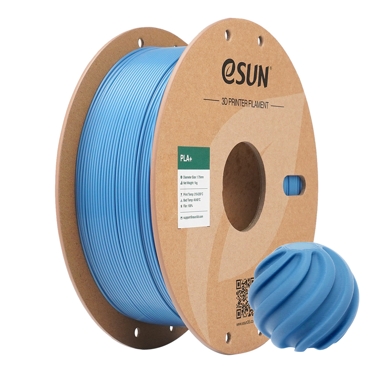 eSUN PLA+ 1.75mm 3D Filament 1KG
