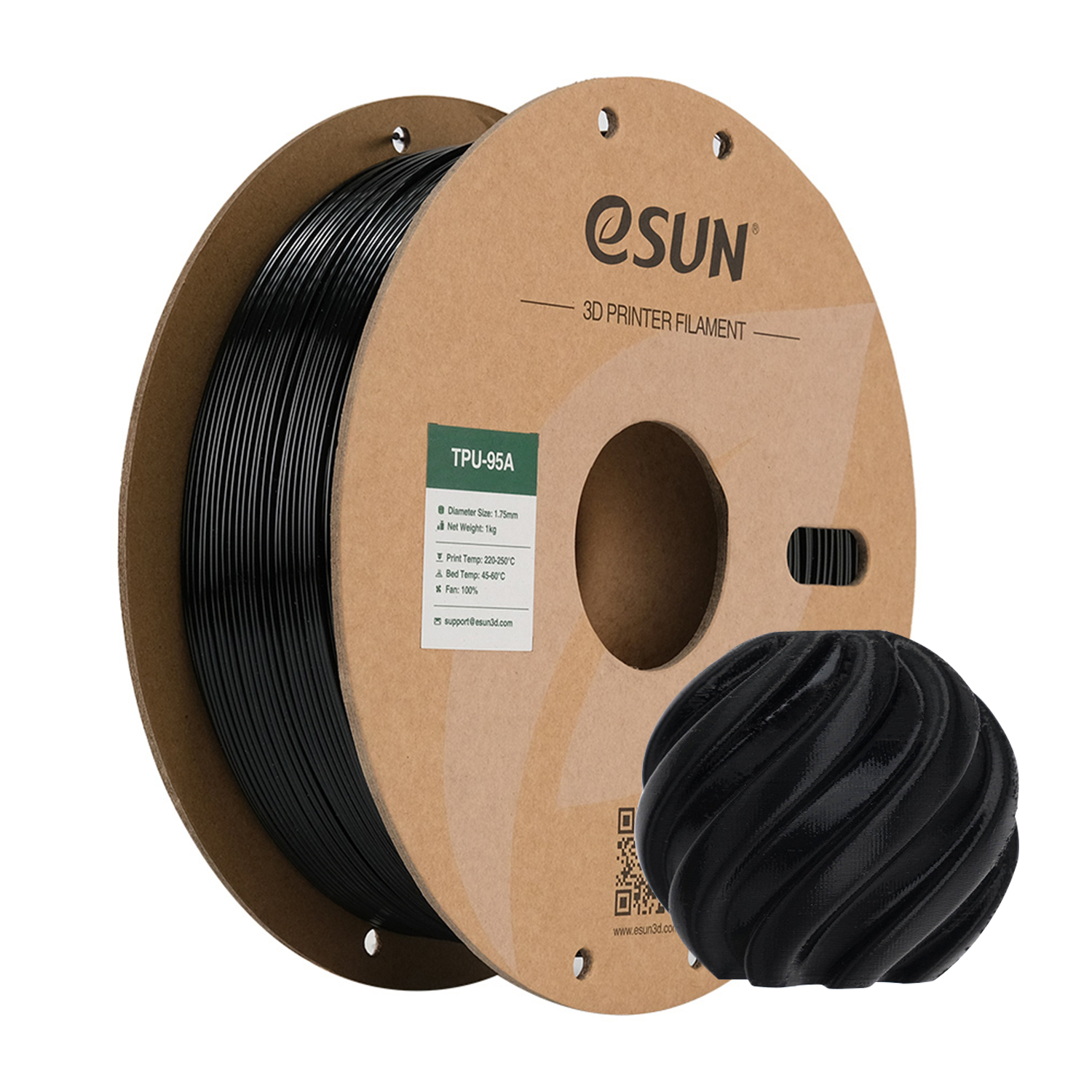 eSUN TPU-95A 1.75mm 3D Filament 1KG