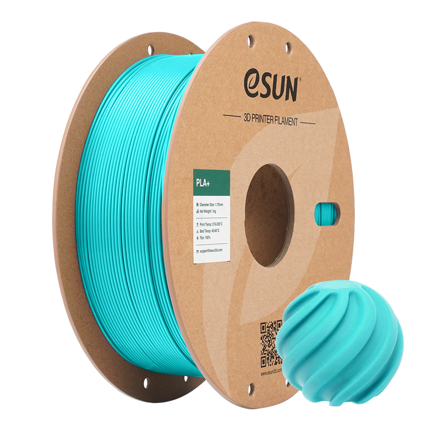 eSUN PLA+ 1.75mm 3D Filament 1KG