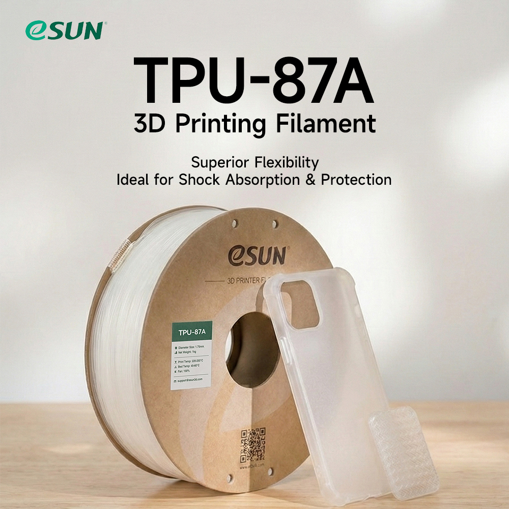 eSUN TPU-87A 1.75mm 3D Filament 1KG