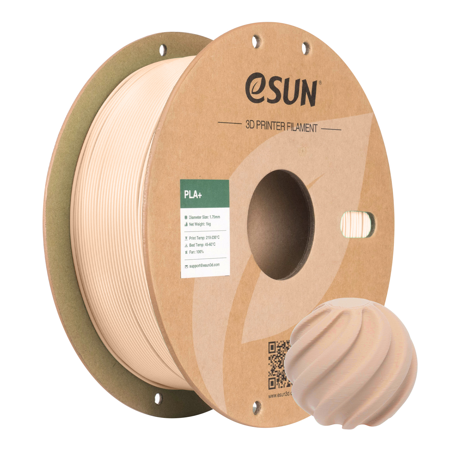 eSUN PLA+ 1.75mm 3D Filament 1KG