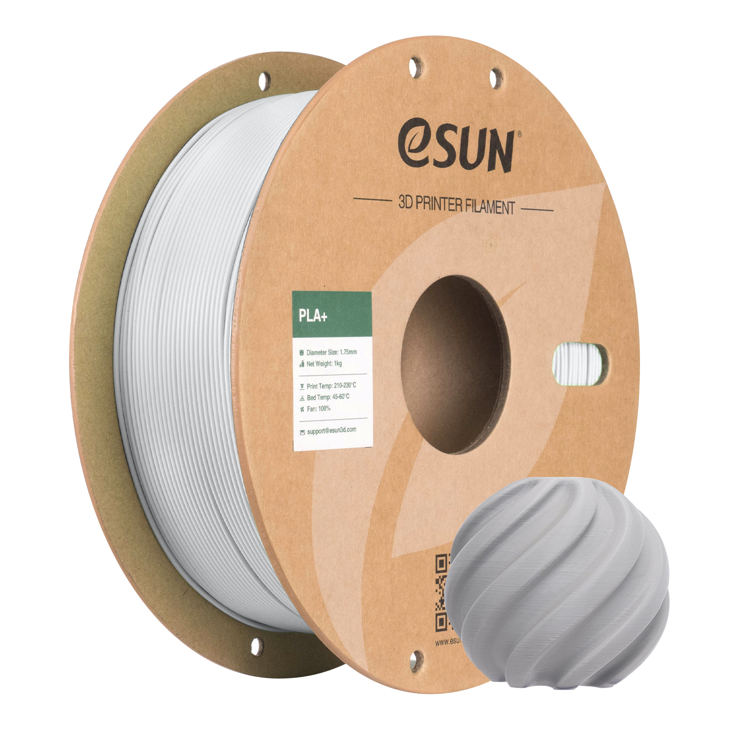eSUN PLA+ 1.75mm 3D Filament 1KG