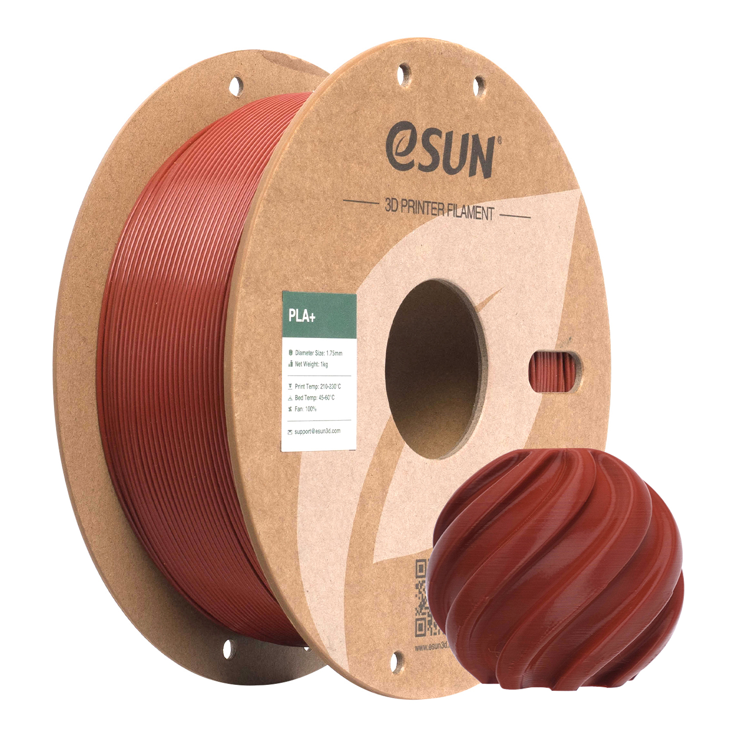 eSUN PLA+ 1.75mm 3D Filament 1KG