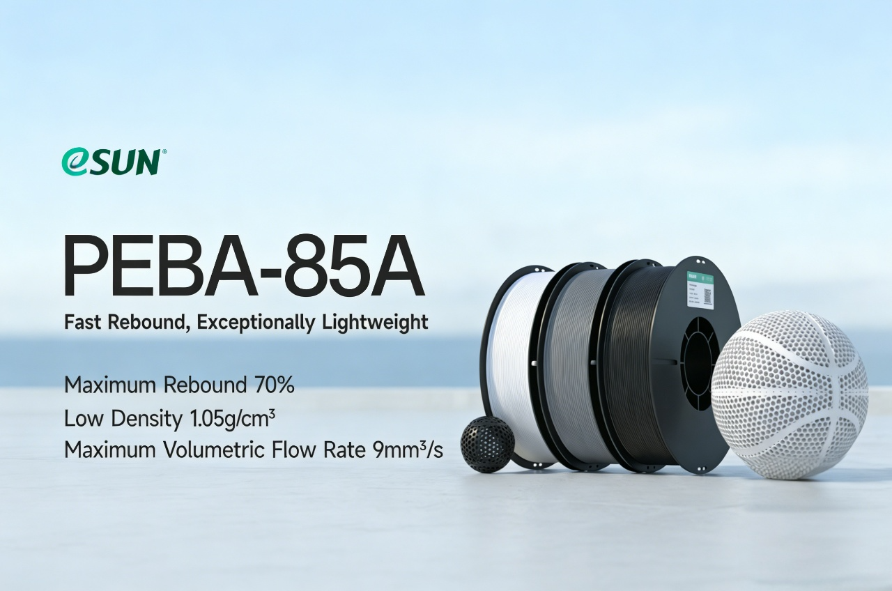 eSUN PEBA‑85A: The Next‑Gen Flexible 3D Printing Material for Lightweight & High‑Resilience Parts